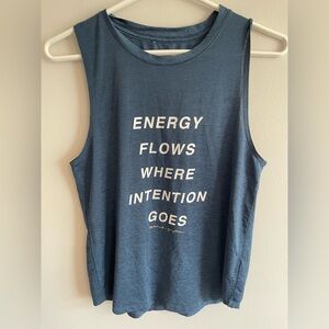 Spiritual Gangster Blue Tank Top